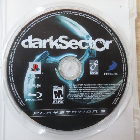 Dark Sector (Sony PlayStation 3, 2008) PS3 Complete with Manual - Picture 6 of 6